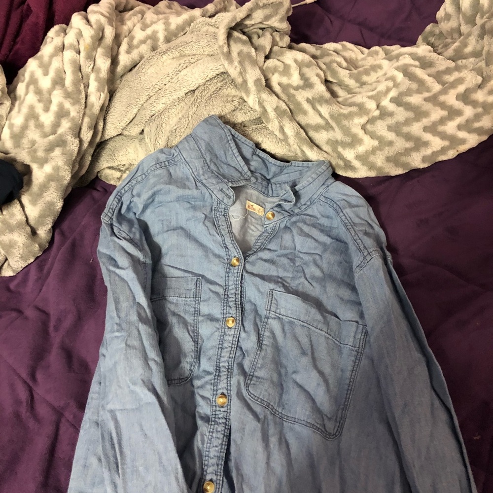 Jean Style button up shirt